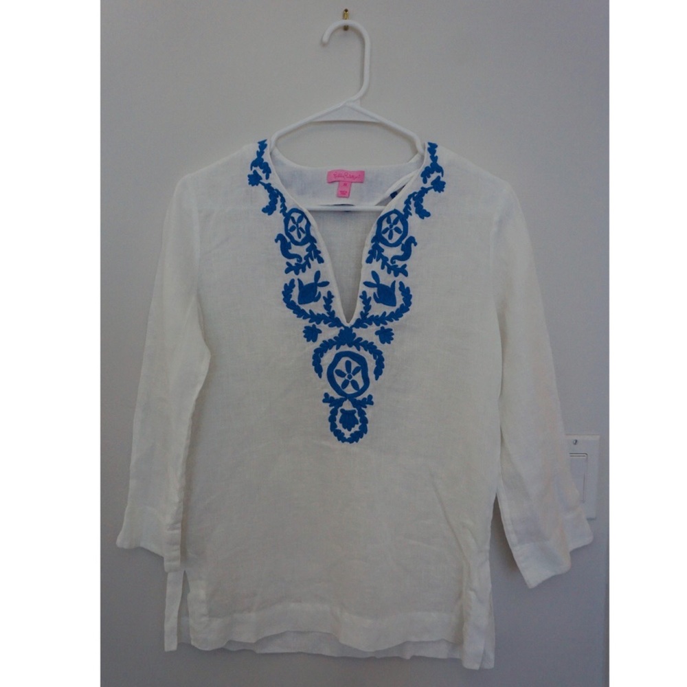 Lilly Pulitzer white tunic